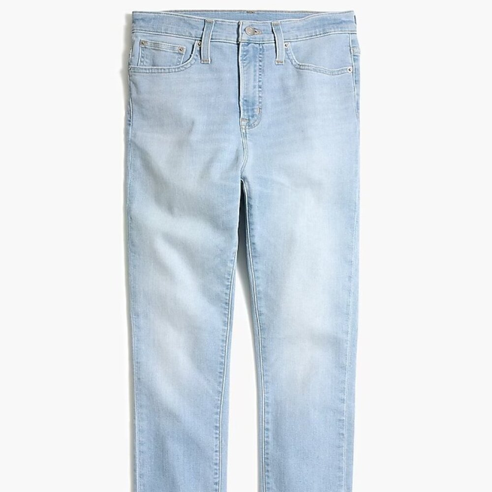 J. Crew Factory High Rise Vintage Straight Leg Cropped Jeans Size 31